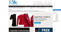 Desktop Screenshot of easyadaptivewear.com